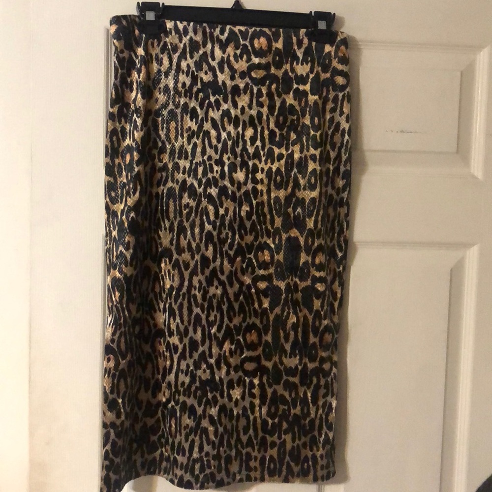 Maxi Leopard skirt